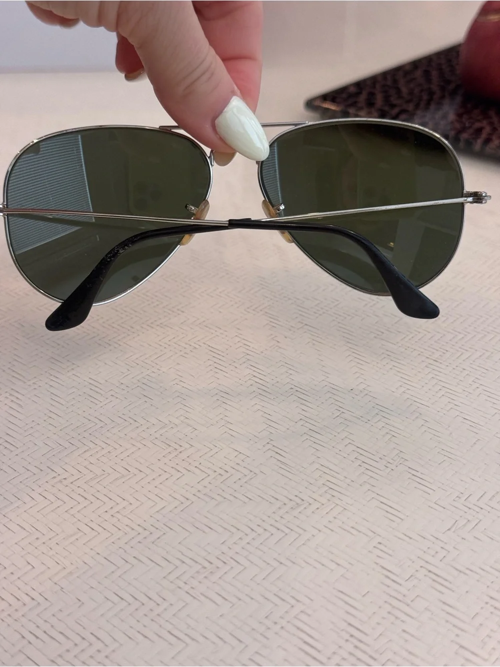 Vintage Ray-Ban Silver Frame Unisex Sunglasses